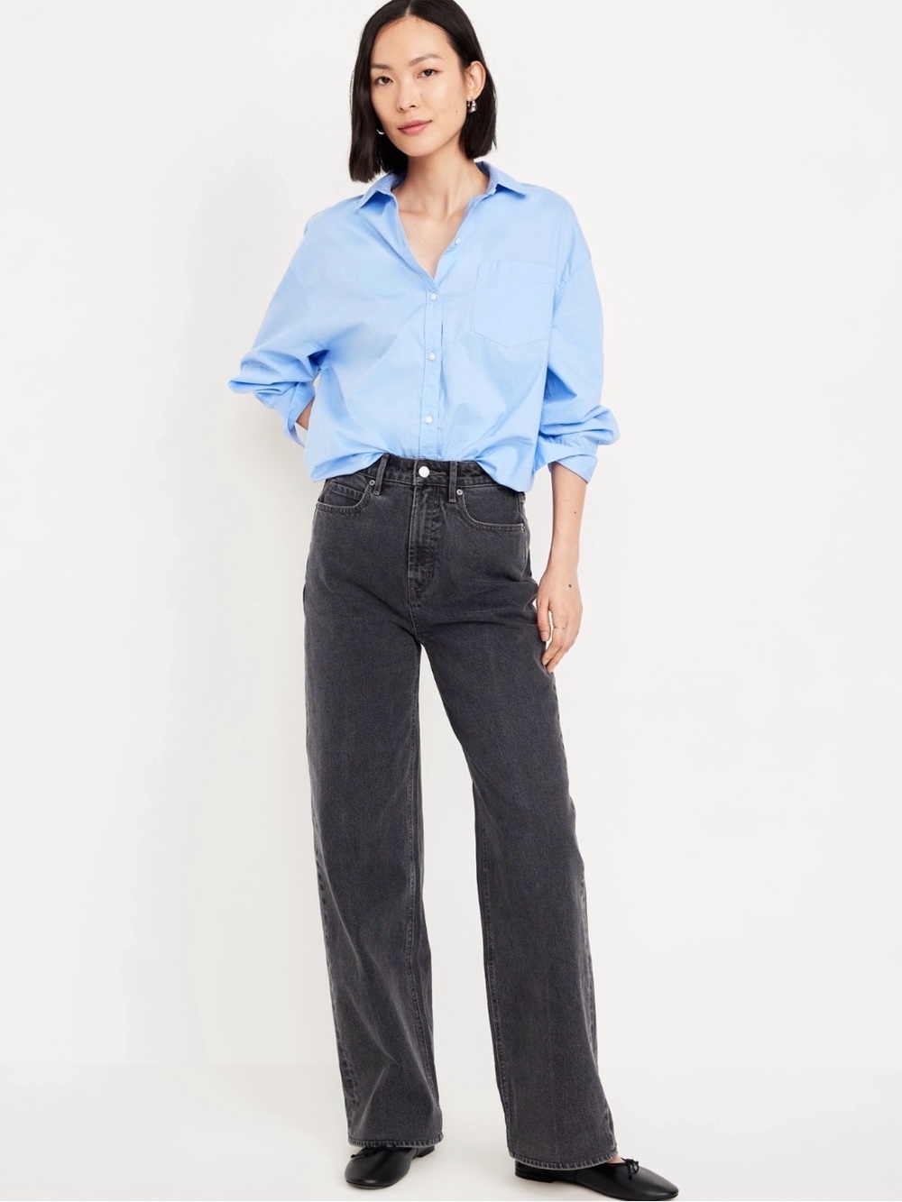 Old Navy Extra High-Waisted Sky-Hi Wide-Leg Jeans